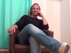 Anal, Stjärt mot mun, Avsugning, Handjobb, Milf, Rödhårig, Stockings