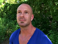 Amateur, Anal, Negro, Ébano, Gay, Músculo, Al aire libre, Público