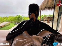 Bdsm, Kuřba, Bondáž, Femdom, Rukavice, Latex, Milenka