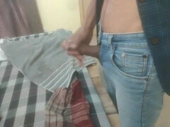 Biggest Cumshot in Jeans