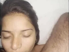 Indian Wife Blowjob and Ridding Dick Fucking