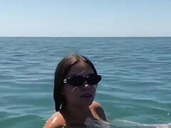 Asmr of the Sea and Swimming Nude