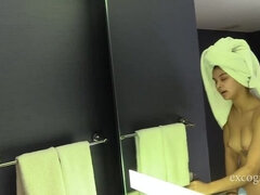 Amateur, Noire, Mignonne, Faciale, Fille latino, Orgasme, Adolescente, Jouets