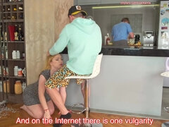 Enthousiasteling, Grote kont, Grote mammen, Blond, Bedriegen, Stel, Sperma in gezicht, Vrouw