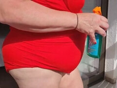 Hd, Milf žcbp, Mamina, Přírodní prsa, Nahé, Olej, Svěšená prsa, Kozičky