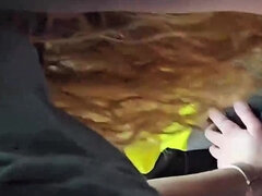 Amatéři, Blondýna, Auto, Pár, Exhibicionisti, Německé, Venku, Vyhublá