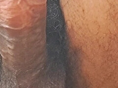 Enthousiasteling, Grote lul, Handbeurt, Indisch, Buiten, Pissen, Alleen