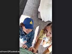 Sky Bri and Riley Reid Tinder fuck in a threesome