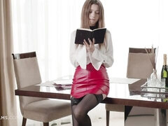 Stupendo, Tette grandi, Spalancato, Sega, Lingerie, Masturbazione, Calze, Ragazza