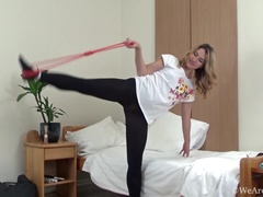 Traseiro, Loiroa, Peludoa, Lingerie, Masturbação, Tatuagem