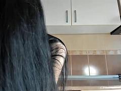 Amateur, Masturbation, Maigrichonne, Fumer, Adolescente, Nénés, Jouets, Vibromasseur