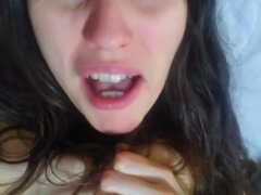 Hairy Pussy Camgirl Slut Loves Anal Fart Dirty Talk! She Goes Ass To Mouth After Anus Finger Fucking