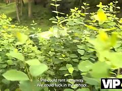 Stora tuttar, Hanrej, Tjeckisk, Flickvän, Hd, Naturliga tuttar, Utomhus, Pov