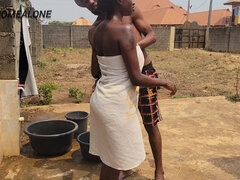 Nasty Bitch Almost Get Caught Cheating on Her Husband with Her Neighbor.