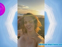 Playa, Tetas grandes, Morena, Penetracion con dedos, Masturbación, Madres para coger, Al aire libre, Chorro