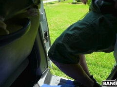 Nero, Brunetta, Bus, Da dietro, Di colore, Hardcore, Hd, Cavalcando