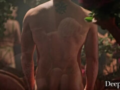 Dominación, Dominacion femenina, Besar, Tetas naturales, Afeitado, Flaco, Medias largas, Tatuaje