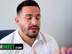 Watch Katee V, the blonde babysitter, take on a seasoned skin flute player in hot POV action