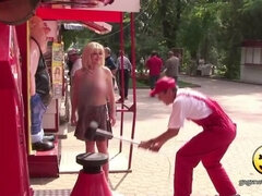 INCREDIBLE BIG BOOBS !!! NakedPrank funny video