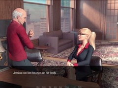 Jessica O'Neil's sizzling news report featuring a hot blonde with a big ass