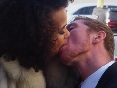 큰 엉덩이, 오랄섹스, 흑갈색 머리, 사정 샷, 도기스타일, 머리카락이 많은, Hd, 젖가슴