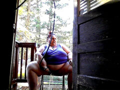 Americké, Bbw, Ženský, Dospělé, Orgasmus, Venku, Sólo, Vlhká