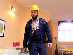 Originals Handyman gets into trouble with sexy lesbian couple