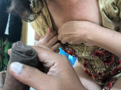 Amateur, Sucer une bite, Couple, Indienne