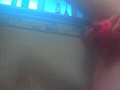 Américain, Femelle, Fait maison, Masturbation, Douche, Solo