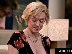 ADULT TIME - StepMILF Dee Williams Teaches Stepson HOW TO FUCK In Anal 3-Way With GF Lilith Grace!