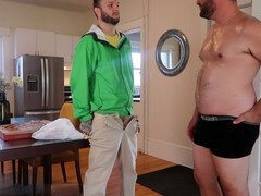 Rondelette, Grosse, Nourriture, Homosexuelle, Muscle