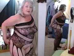 Norte americano a, Da bunda para a boca, Loba, Lingerie, Masturbação, Maduroa, Meias finas