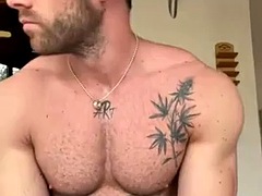 Lieveling, Grote lul, Bruinharig, Homo, Masturbatie, Alleen