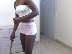 Africain, Amateur, Grosse bite, Noire, Éjaculation interne, Petite amie, Domestique, Adolescente