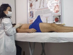 Nurse Makes Patient Have Very Hard Erection