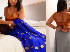 Hot Indian Aunty Sex with Saree