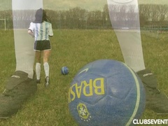 Brunett, Klubb, Europeisk, Onani, Utomhus, Rakad, Solo, Tonåring