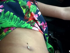 Hungarian Babe's Backseat Fuck