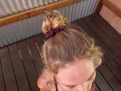 Amateur, Blonde, Sucer une bite, Fétiche, Pisser, Douche, Mouillée, Épouse