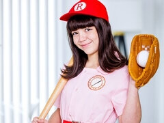 18, お尻, デカチン, フェラチオ, 茶髪の, 自然山雀, ガリガリ, ティーン