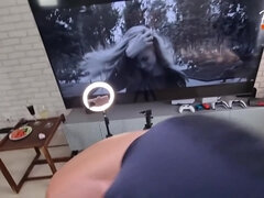 아마추어, 큰 가슴, 크림파이, 오쟁이 진 남자, 남편, 밀프, 서프라이즈, 와이프