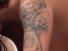 Boquete, Morena, Gozar na boca, Saltos, Interracial, Lingerie, Pontos de vista, Tatuagem