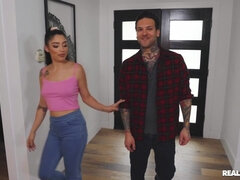 Threesome orgy with Aria Lee & Vanessa Sky