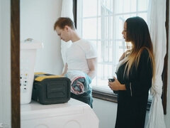 Veľký zadok, Veľké kozy, Brunetka, Striekanie semena, Hd, Milf  mčbp, Tesné