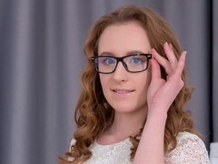 Stunning kinky brunette Emma Fantazy screwed by long wiener