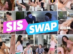 69, 그룹, 대단히, 여자 형제, 스커트, 분출, 젖가슴, 유니폼