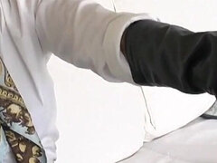 Enthousiasteling, Bruinharig, Europees, Fetisj, Leer, Rijpe lesbienne, Moeder die ik wil neuken, Alleen