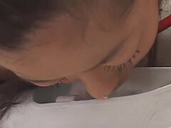 Vacker, Avsugning, Bystig, Långt ner i halsen, Fetisch, Underkläder, Fitta, Slav