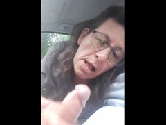 Amateur, Sucer une bite, Voiture, Couple, Européenne, Français, Mature, Jarretelles