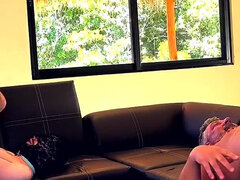 Double Sofa Fucking at the Wicked Retreat